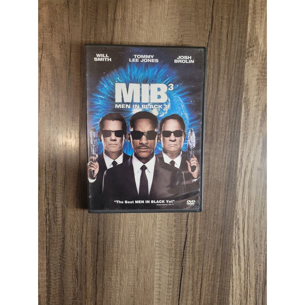 MIB3 Men in Black 3 DVD Movie Comedy Action& Adventure Science Fiction
